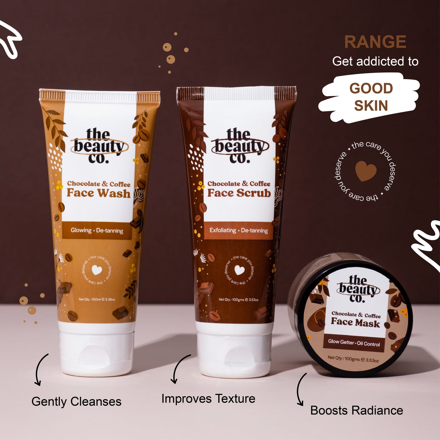 Chocolate & Coffee Face Scrub With Robusta Coffee | 100gm