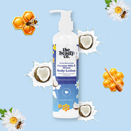Coconut Milk and Honey Body Lotion with Niacinamide