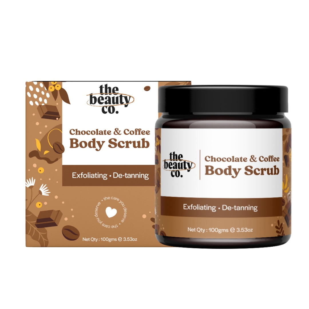 Chocolate & Coffee Body Scrub For Detanning | 100 gm