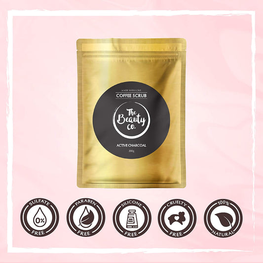 Revitalize & Glow: The Beauty Co. Charcoal Coffee Scrub | 100g | ☕✨