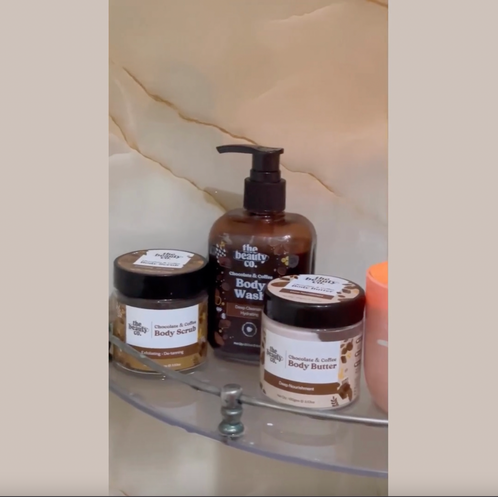 Load video: Chocolate coffee CEM selfcare kit