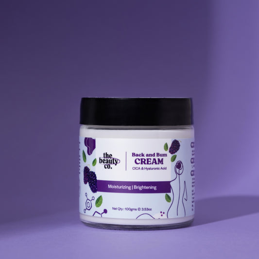 Back and Bum Cream For Brightening and Acne Free Skin