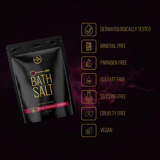 D'Wine Bath Salt With Wine Extract & Epsom Salt | 50 g