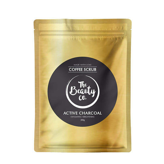 The Beauty Co. Activated Charcoal Coffee Natural Face and Body Scrub,200 gm