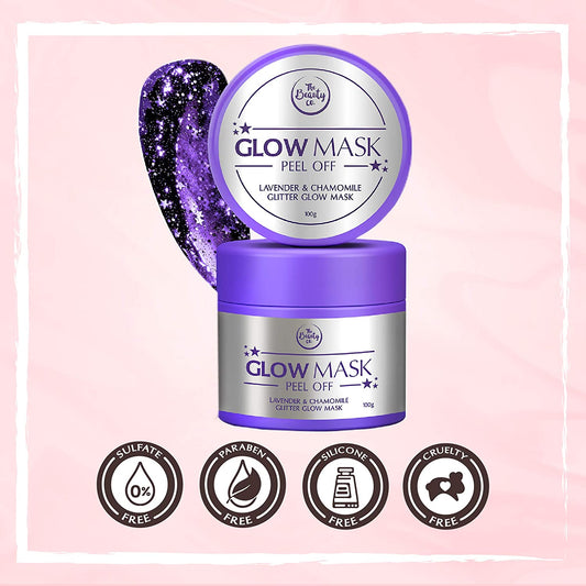 Lavender And Chamomile Glitter Glow Mask | 100 gm