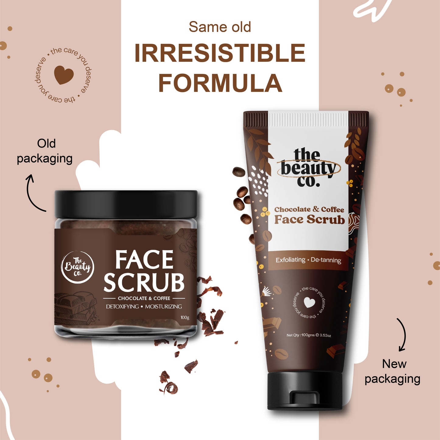 Chocolate & Coffee Face Scrub With Robusta Coffee | 100gm