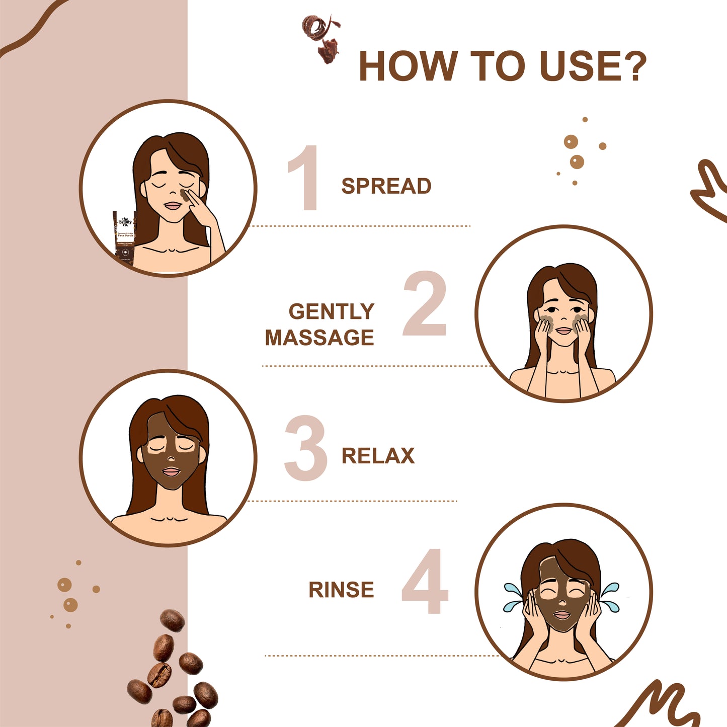 Chocolate & Coffee Face Scrub With Robusta Coffee | 100gm