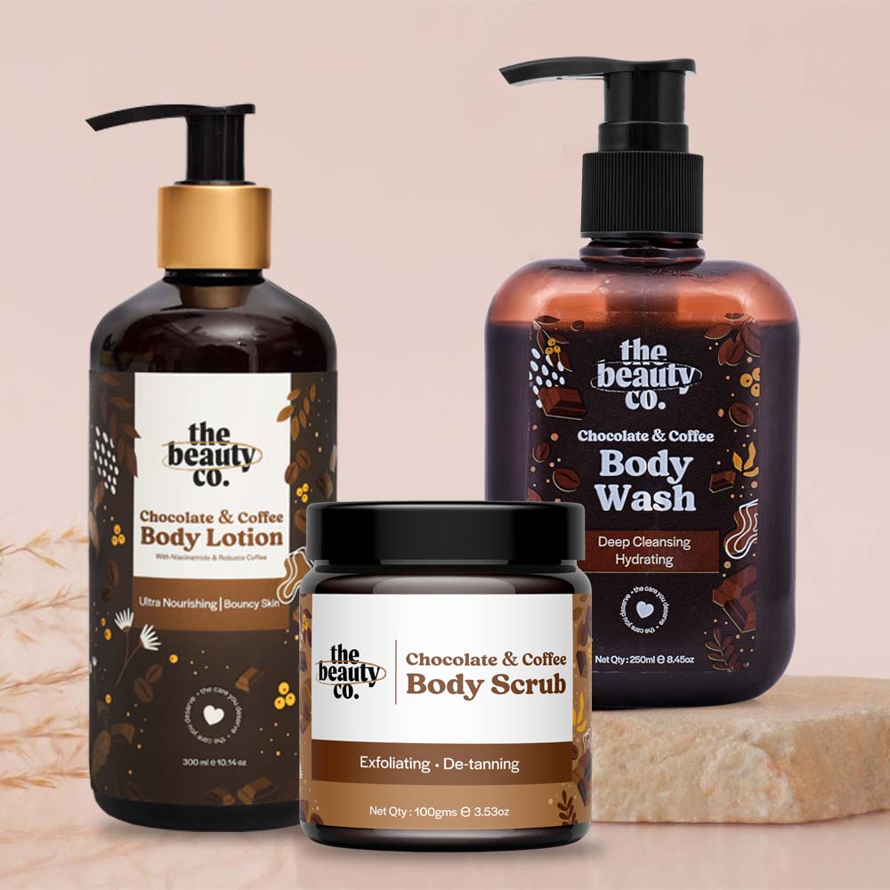 Choco Coffee Body Care Combo(3) + French Lavender Essential Oil