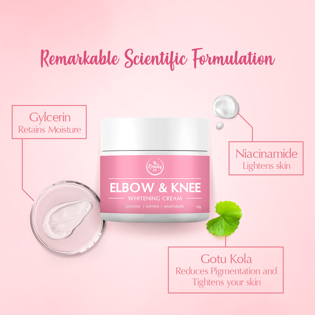 Elbow & Knee Whitening Cream with 1% Niacinamide (125GM)