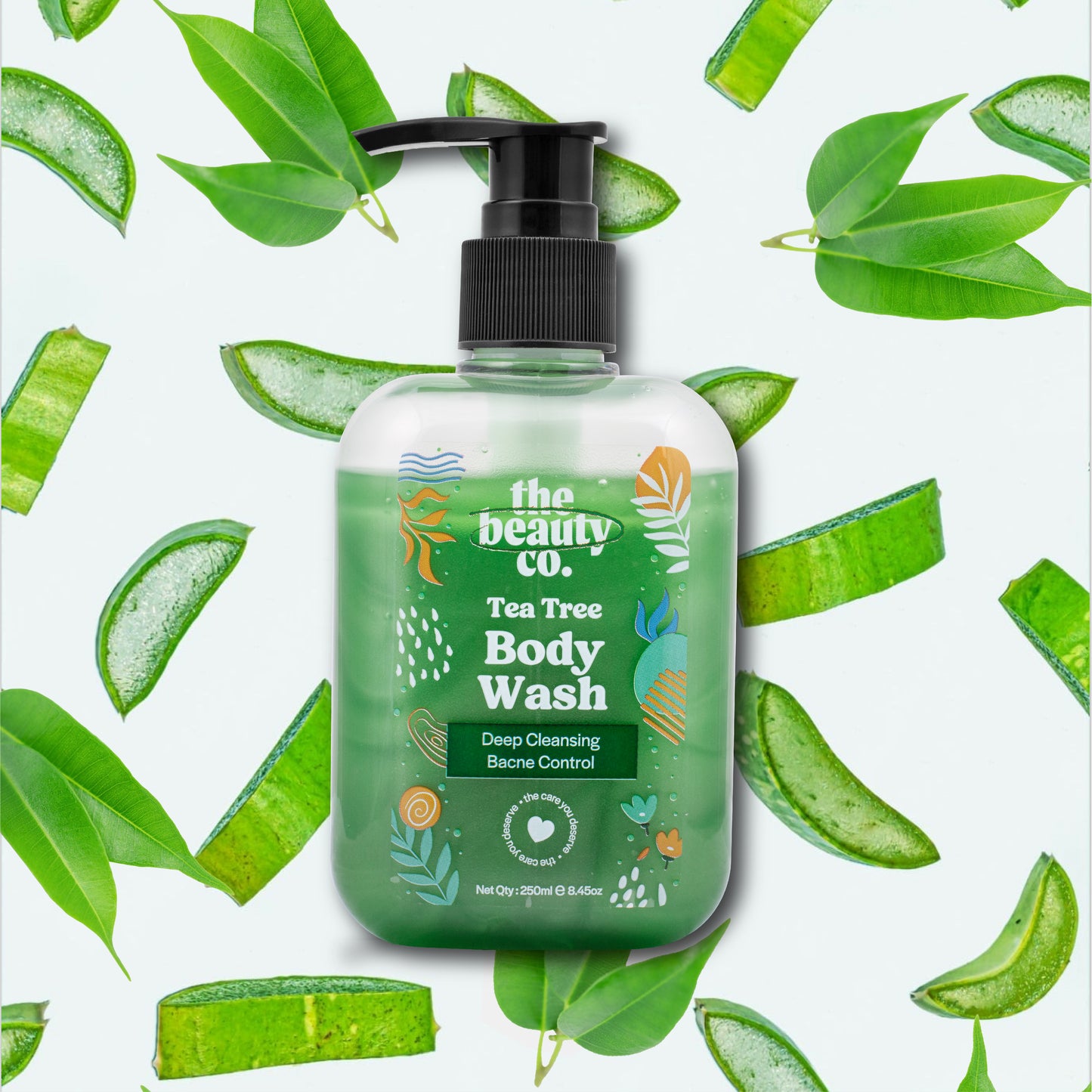 Tea Tree Body Wash For Bacne Control & Detoxifying