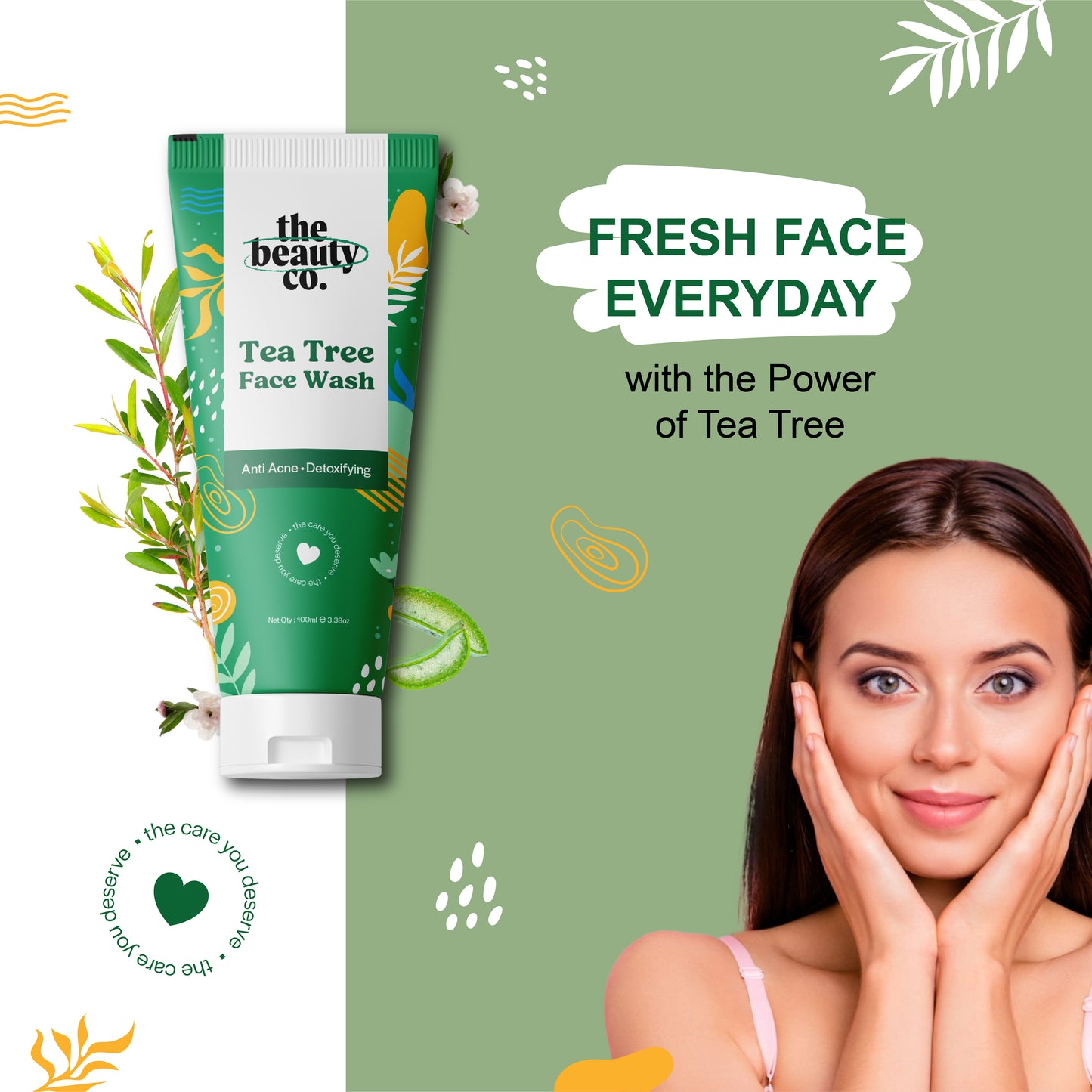 Tea Tree Face Wash With Salicylic Acid For Acne Control